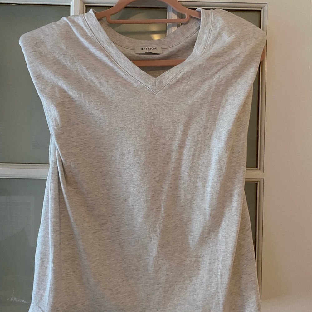 Babaton Shoulder Pad V Neck